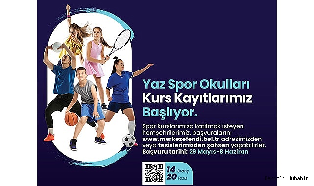 MERKEZEFENDİ’DE YAZ SPOR OKULLARI KAYIT DÖNEMİ BAŞLIYOR