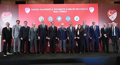 Rektör Kutluhan,  “Hakem Akademisi” İş Birliği Törenine Katıldı