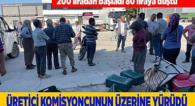 ÜRETİCİ KOMİSYONCUNUN ÜZERİNE YÜRÜDÜ