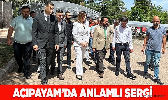 ACIPAYAM’DA ANLAMLI SERGİ