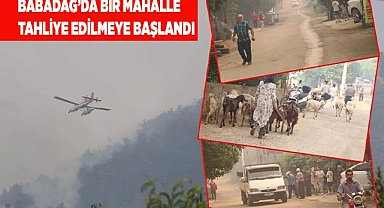 Babadağ’da bir mahalle tahliye edilmeye başlandı