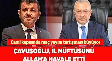 Cami kapısında maç yayını tartışması büyüyor