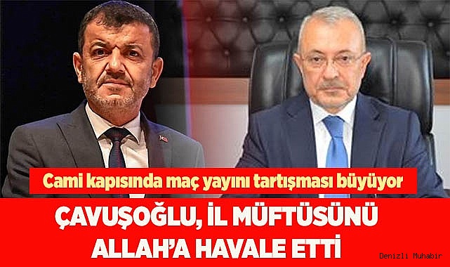 Cami kapısında maç yayını tartışması büyüyor