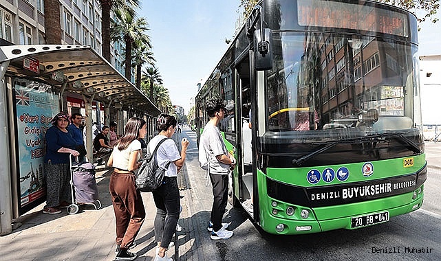Denizli’de YKS’ye girecek öğrencilere ulaşım ücretsiz