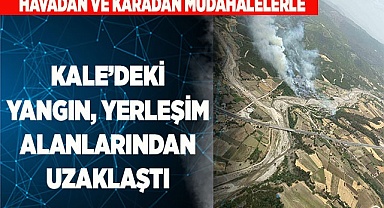 Denizli’deki yangın yerleşim alanlarından uzaklaştı
