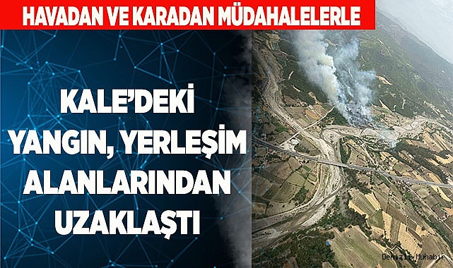 Denizli’deki yangın yerleşim alanlarından uzaklaştı