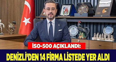 DENİZLİ’DEN 14 FİRMA LİSTEDE YER ALDI