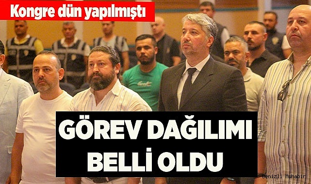 DENİZLİSPOR'DA GÖREV DAĞILIMI BELLİ OLDU
