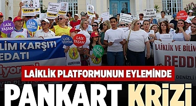 EYLEM'DE PANKART KRİZİ