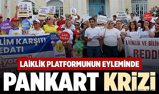 EYLEM'DE PANKART KRİZİ