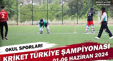 KRİKET KÜÇÜKLER TÜRKİYE ŞAMPİYONASI DENİZLİ'DE BAŞLIYOR