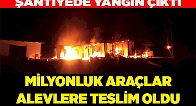 MİLYONLUK ARAÇLAR YANDI