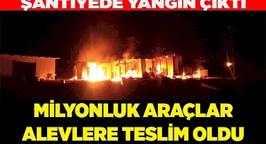 MİLYONLUK ARAÇLAR YANDI