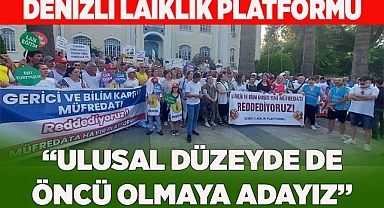 “ULUSAL DÜZEYDE DE ÖNCÜ OLMAYA ADAYIZ”