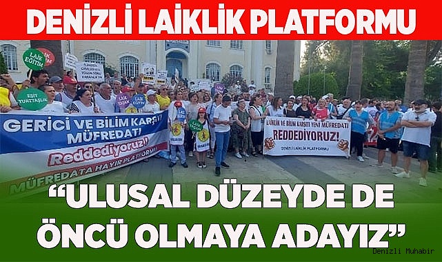 “ULUSAL DÜZEYDE DE ÖNCÜ OLMAYA ADAYIZ”
