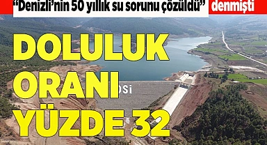 AKBAŞ'TA DOLULUK ORANI YÜZDE 32'YE DÜŞTÜ