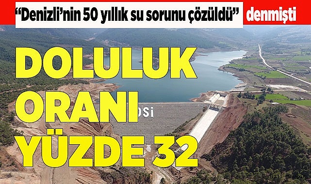 AKBAŞ'TA DOLULUK ORANI YÜZDE 32'YE DÜŞTÜ