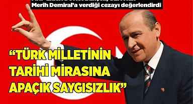 BAHÇELİ: “TÜRK FUTBOLUNA NEFRETİ GİZLEYEMEDİLER”