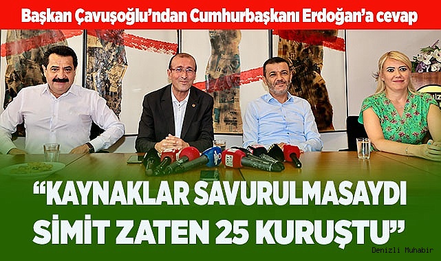 Başkan Çavuşoğlu’ndan Cumhurbaşkanı Erdoğan’a cevap