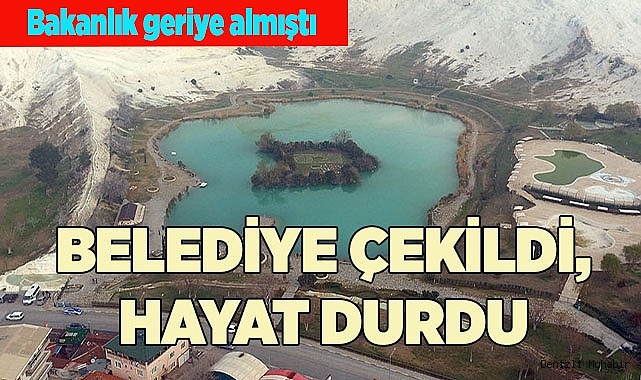 BELEDİYE ÇEKİLDİ, KOCAÇUKUR'DA HAYAT DURDU