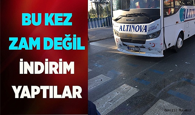BU KEZ ZAM DEĞİL İNDİRİM YAPTILAR