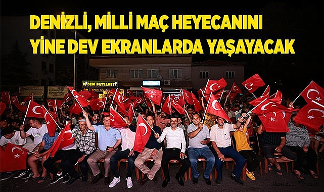 Büyükşehir milli maç için 4 dev ekran kuracak
