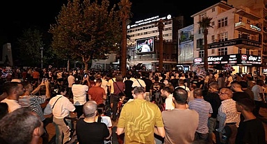 Çeyrek final coşkusu Denizli’yi sardı