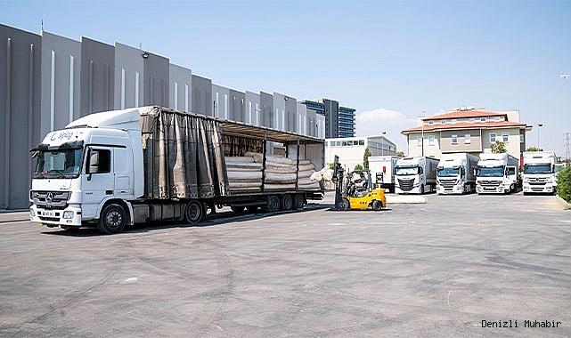 DENİZLİ OSB DOHAŞ ANTREPO'DA YILLIK KAPASİTE: 1500 TIR