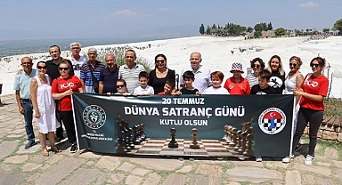 DÜNYA SATRANÇ GÜNÜ PAMUKKALE'DE KUTLANDI