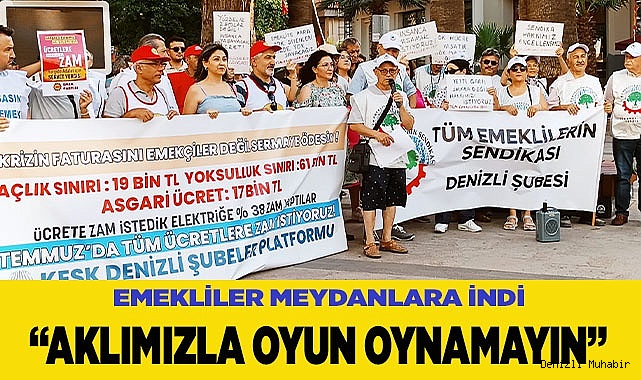 “EMEKLİYE YILLARDIR BÜYÜMEDEN PAY VERİLMİYOR”
