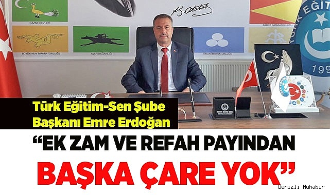 ERDOĞAN: "EK ZAM VE REFAH PAYINDAN BAŞKA ÇARE YOK"