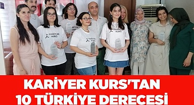 Kariyer Kurs'tan 10 Türkiye Derecesi