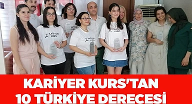 Kariyer Kurs'tan 10 Türkiye Derecesi