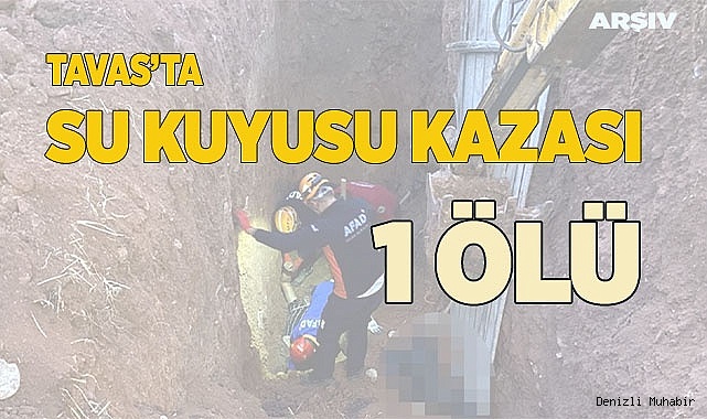 Su kuyusu kazası:1 ölü