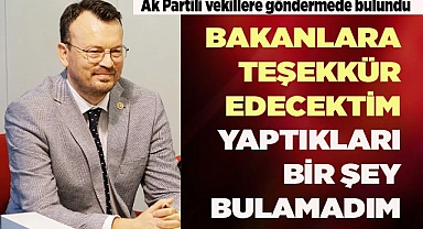 ARPACI: "YAPTIKLARI HİÇBİR ŞEY BULAMADIM"