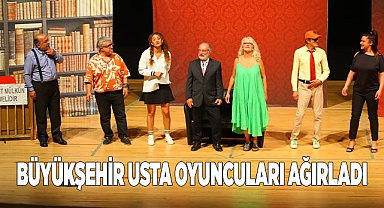 Büyükşehir usta oyuncuları ağırladı