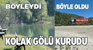 Kolak gölü kurudu