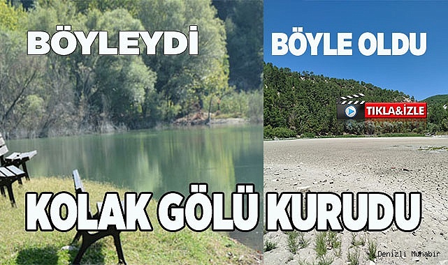 Kolak gölü kurudu