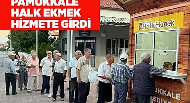 PAMUKKALE HALK EKMEK HİZMETE GİRDİ