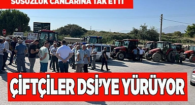 SARAYKÖY'LÜ ÇİFTÇİLER DSİ’YE YÜRÜYOR