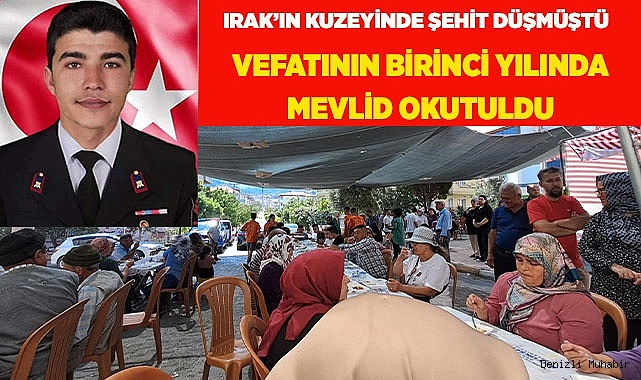 VEFATININ BİRİNCİ YILINDA MEVLİD OKUTULDU