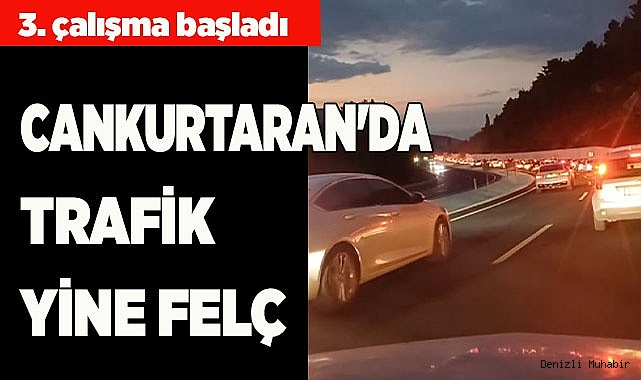 CANKURTARAN'DA TRAFİK YİNE FELÇ