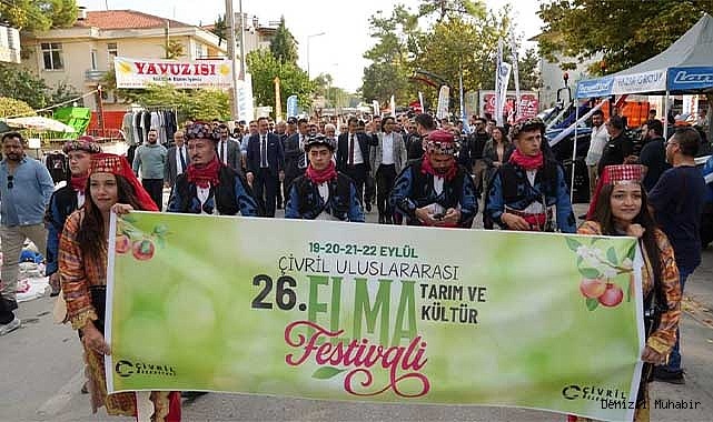 ÇİVRİL ELMA FESTİVALİNDE TÜRKİYE’DE BİR İLK YAŞANDI