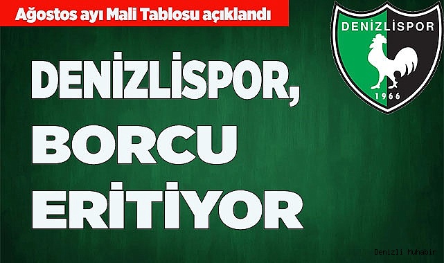 DENİZLİSPOR BORCU ERİTİYOR