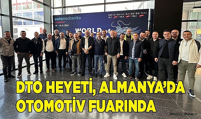 DTO HEYETİ, ALMANYA’DA OTOMOTİV FUARINDA
