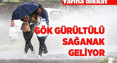 GÖK GÜRÜLTÜLÜ SAĞANAK GELİYOR