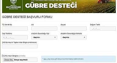 Gübre desteği müracaatları başladı