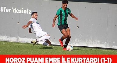 Horoz, 1-1 berabere kaldı