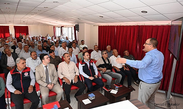 İl Tarım Müdürü ÇINAR, Yeni Destekleme Modelini Tavas’ta anlattı.