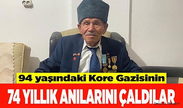 Kore Gazisi çalınan silahı ve 74 yıllık anılarının ardından gözyaşı döktü